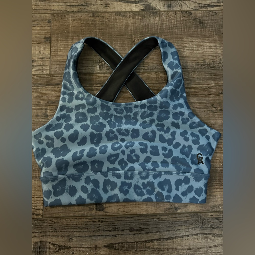 Good American Blue Sport Bra.Size 0=xS-S